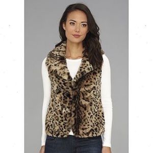 🐆 JACK by BB Dakota Fayola Leopard Faux Fur Vest 🌼